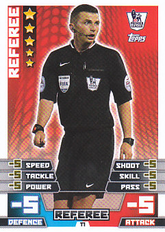 Referee 2014/15 Topps Match Attax Tactic card #T1